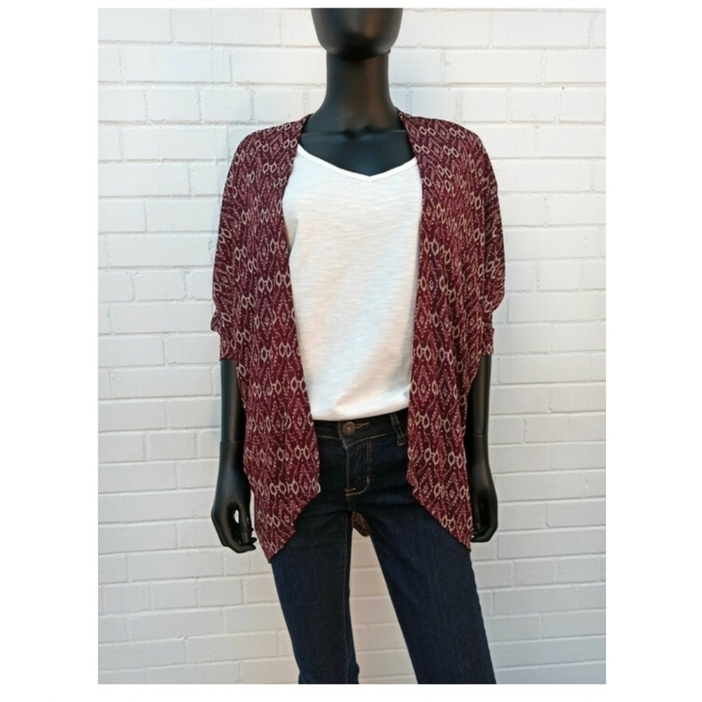 Jennifer Cardigan in Burgundy